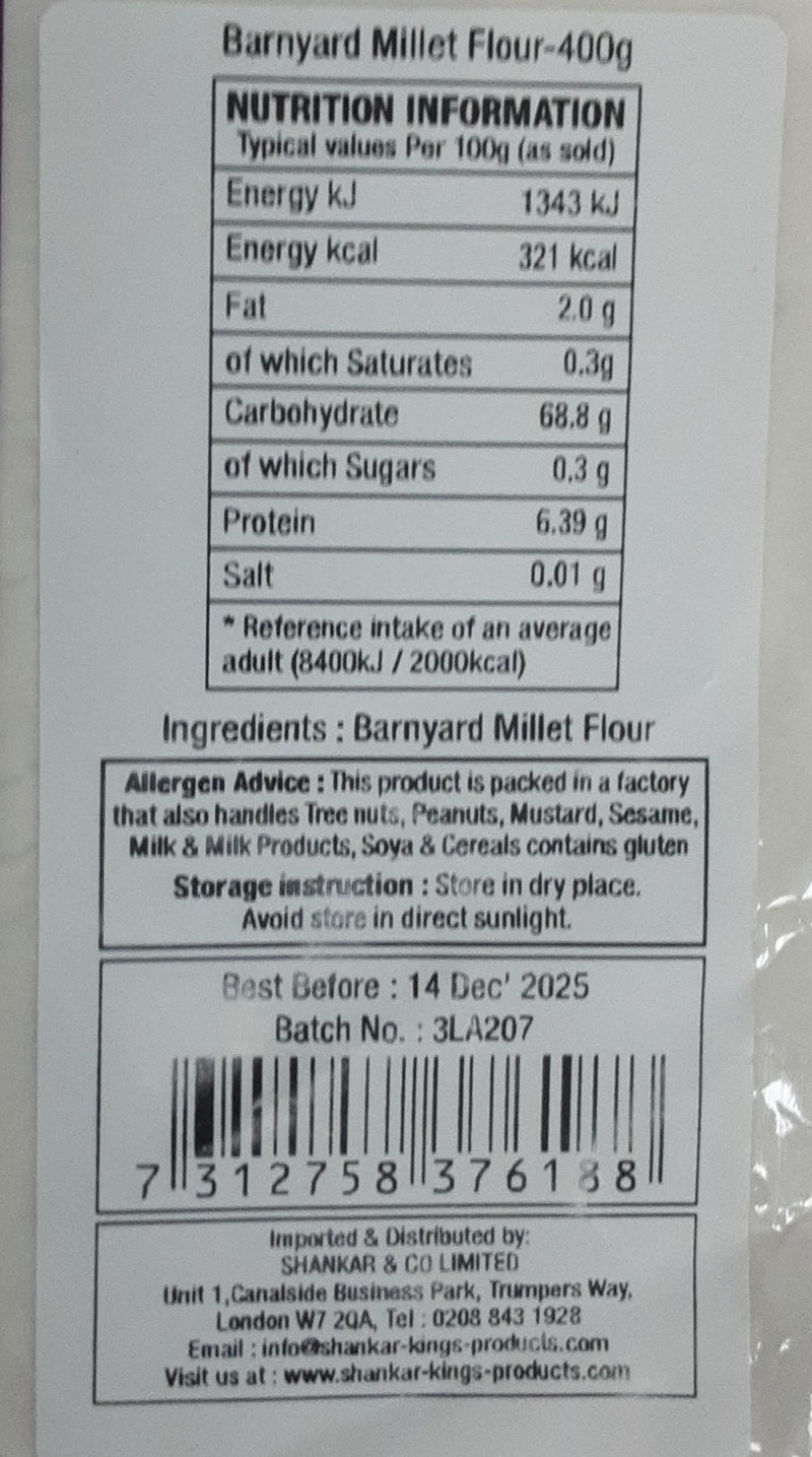 Shankar Barnyard Millet Flour 400g