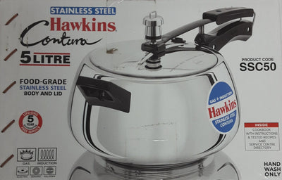 Hawkins Pressure Cooker Stainless Steel 5Litre