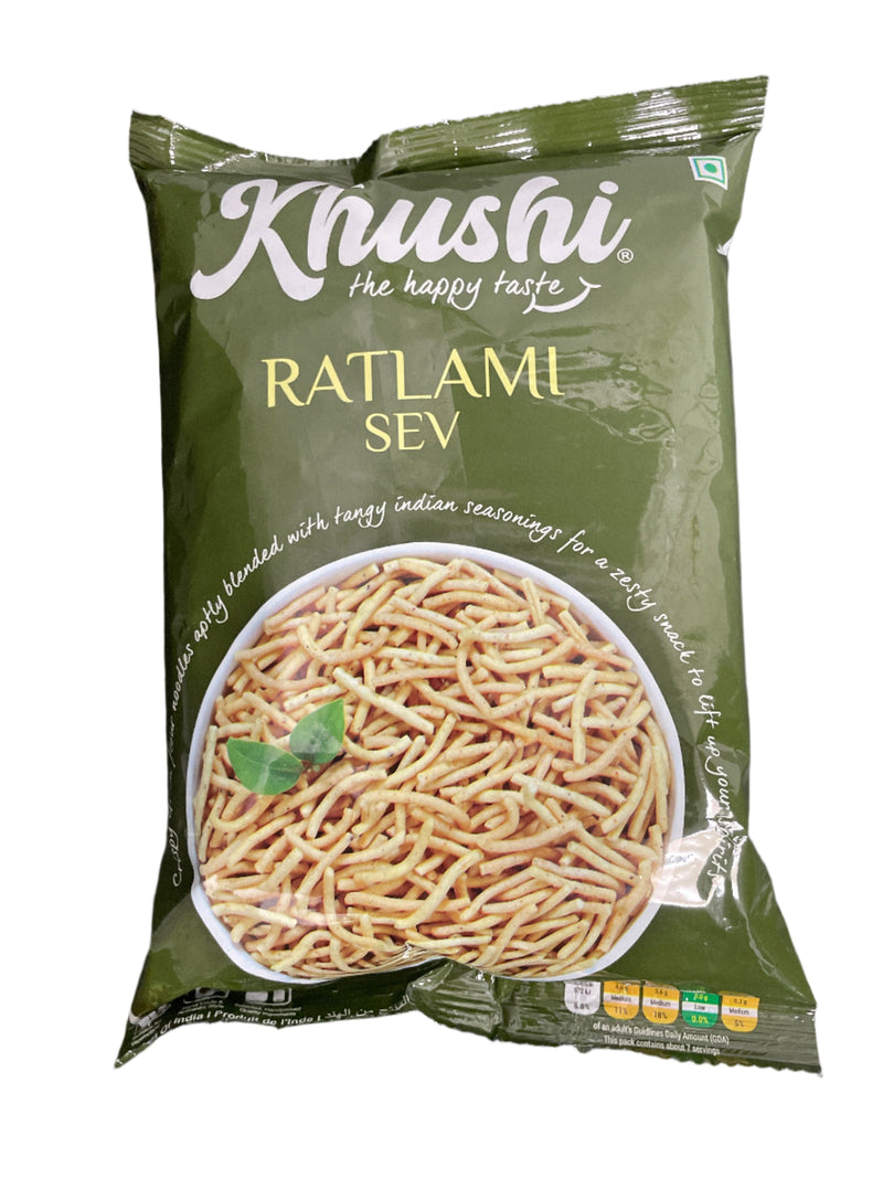 Khushi Ratlami Sev 180g Mix & Match Buy 1 Get 1 Pack Free