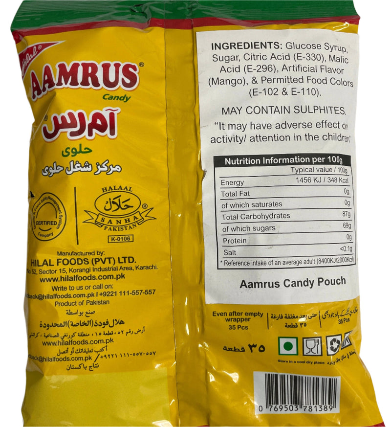 Hilal Aamrus Candy 35pcs