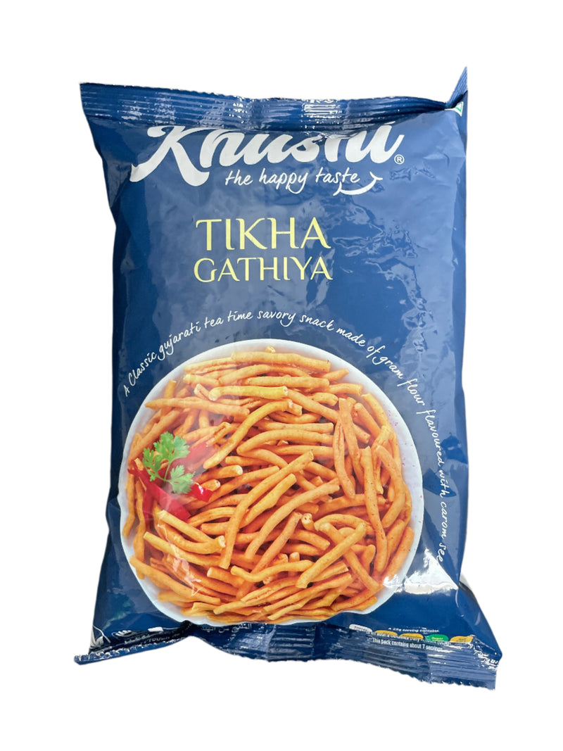 Khushi Tikha Gathiya 180g Mix & Match Buy 1 Get 1 Pack Free