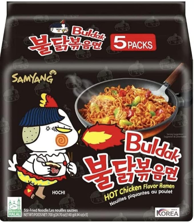 Buldak Ramen Hot Chicken Flavour 5pk 700g