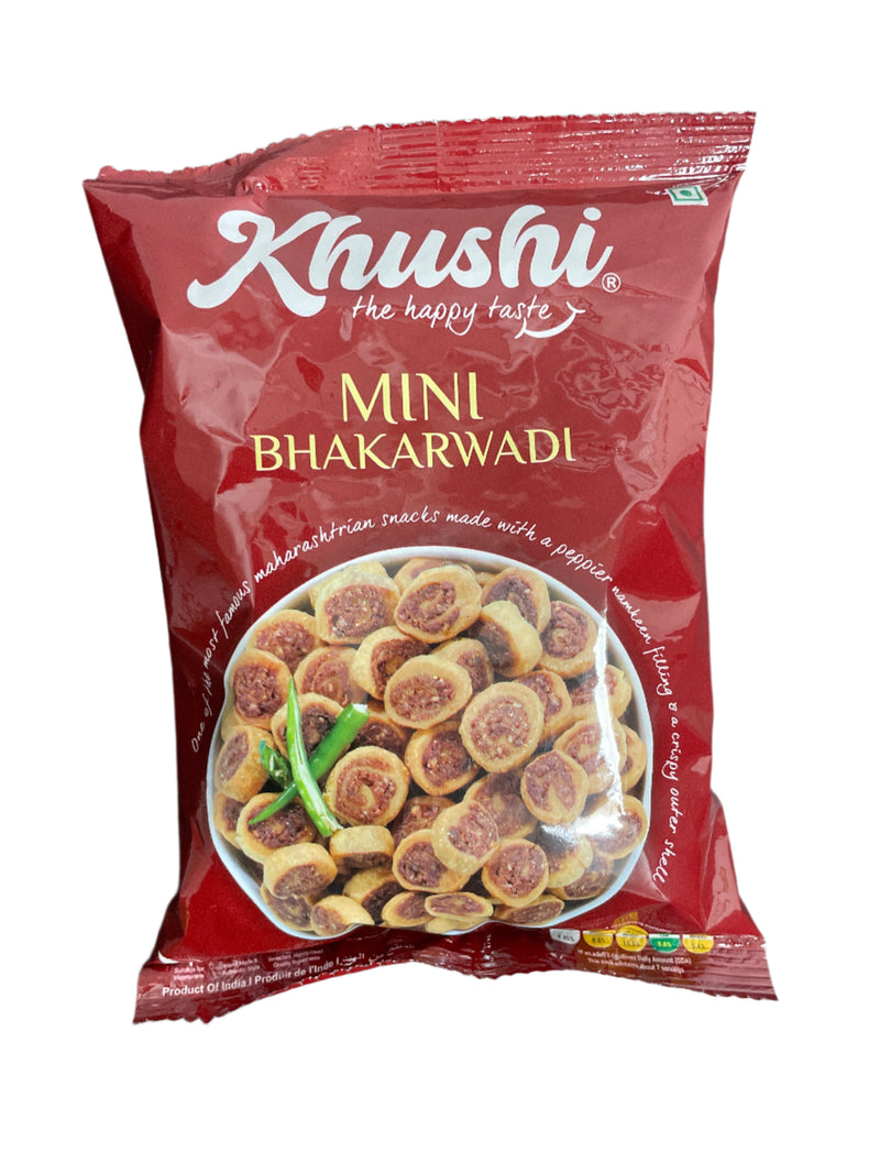 Khushi Mini Bhakarwadi 180g Mix & Match Buy 1 Get 1 Pack Free