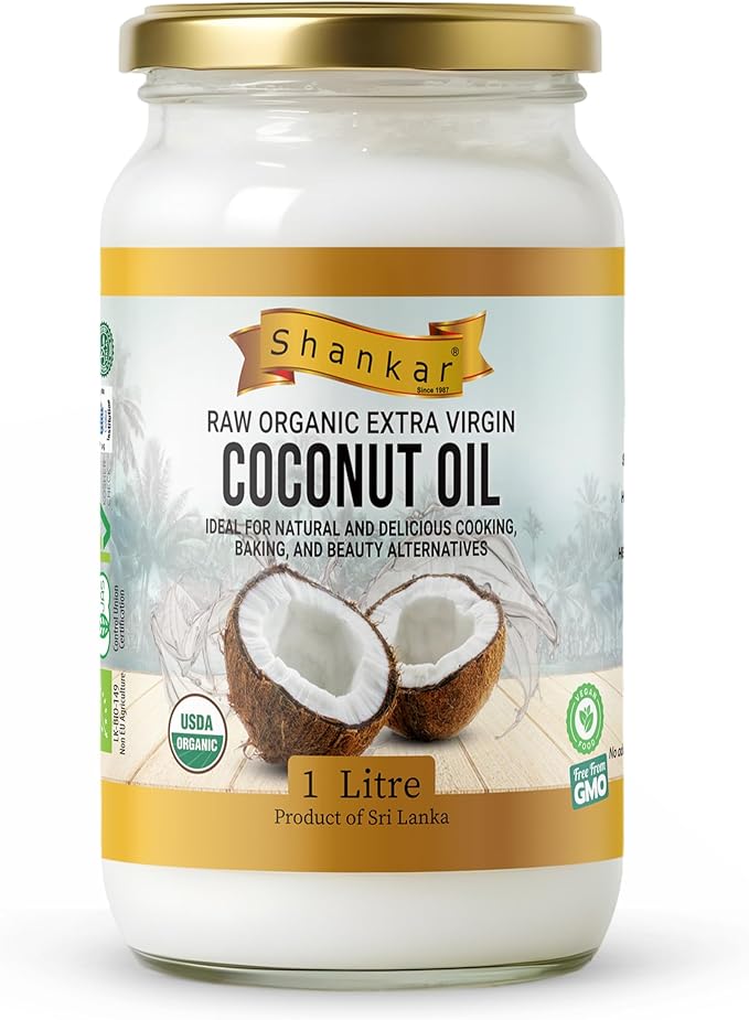 Shankar Oil Coconut Raw Organic 1ltr