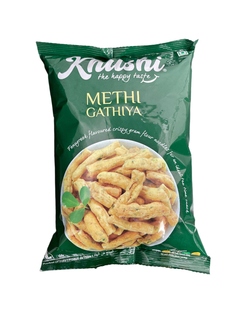 Khushi Methi Gathiya 180g Mix & Match Buy 1 Get 1 Free Pack