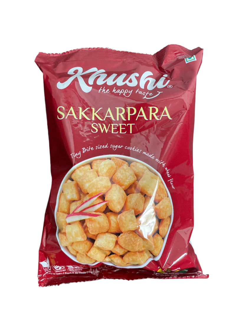 Khushi Sakkarpara Sweet 180g Mix & Match Buy 1 Get 1 Pack Free