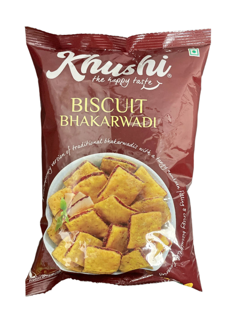 Khushi Biscuit Bhakarwadi 180g Mix & Match Buy 1 Get 1 Pack Free