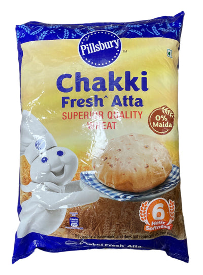 Pillsbury Flour Chakki Fresh Atta 0% Maida 10kg