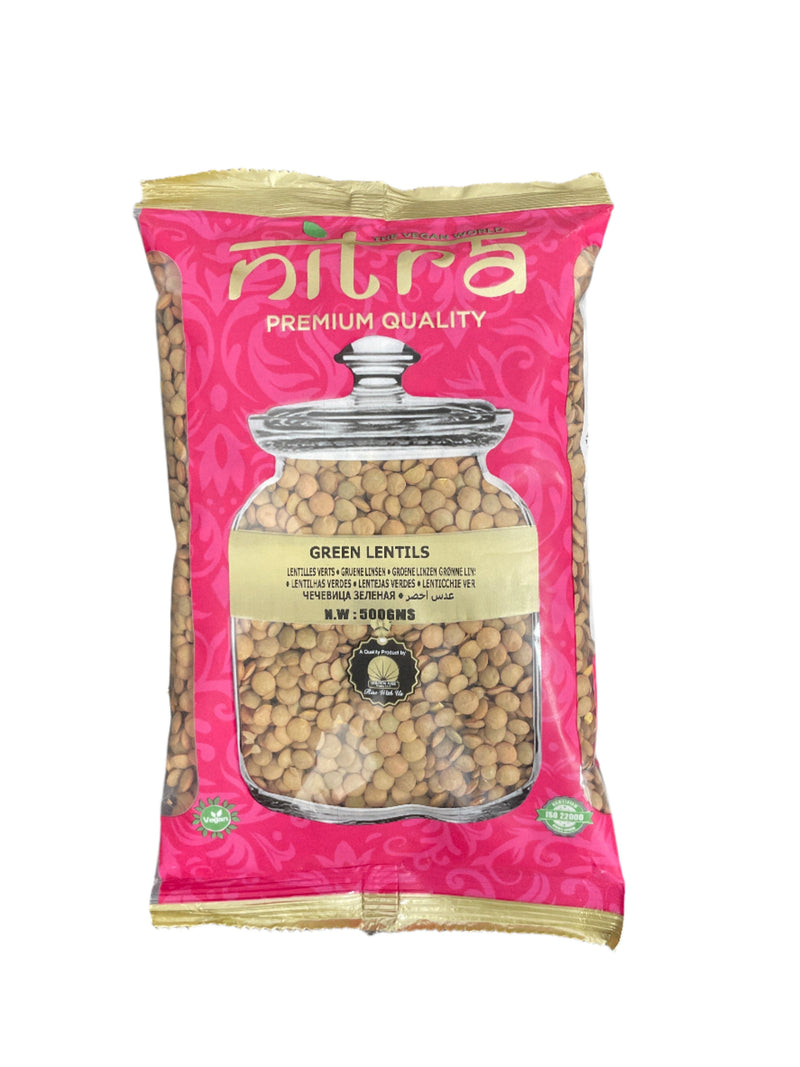 Nitra Green Lentils 500g Buy 1 Get 1 Free Mix & Match