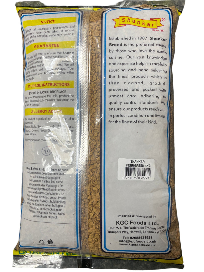 Shankar Fenugreek Seeds 1Kg