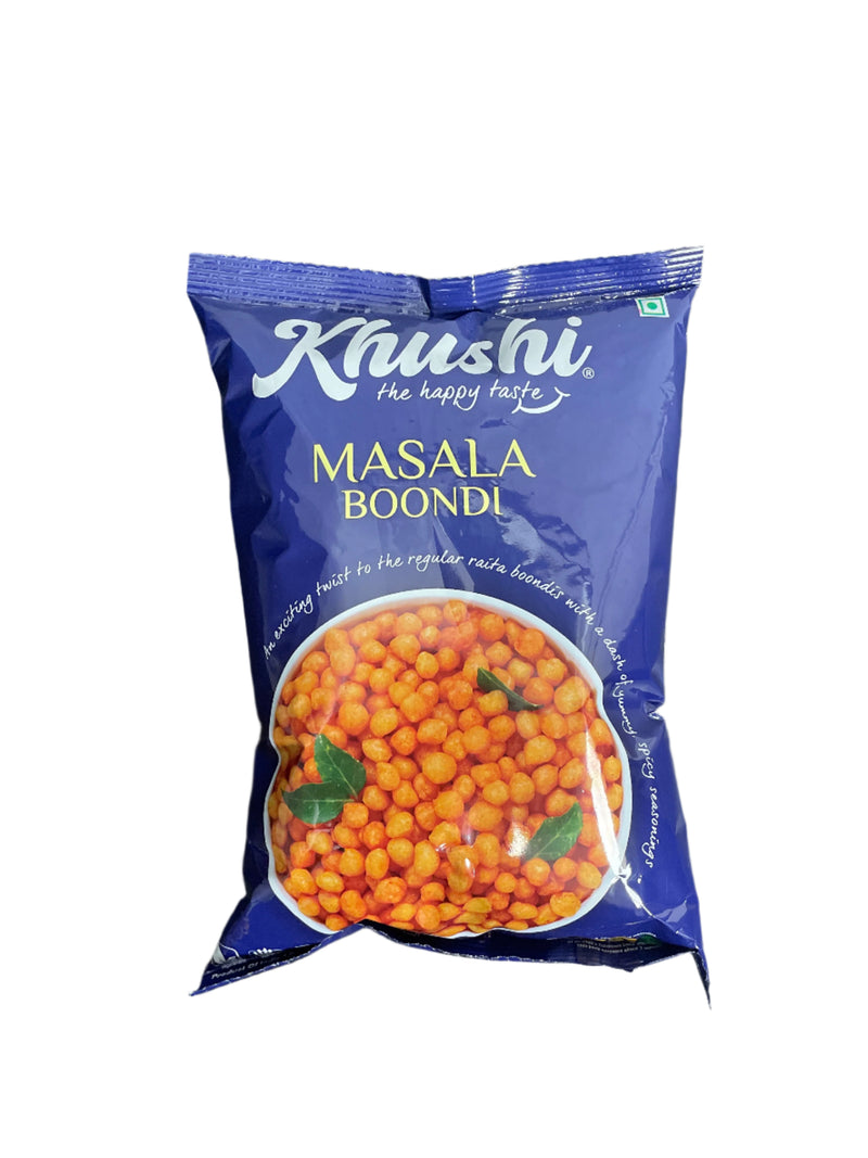 Khushi Masala Boondi 180g Mix & Match Buy 1 Get 1 Pack Free