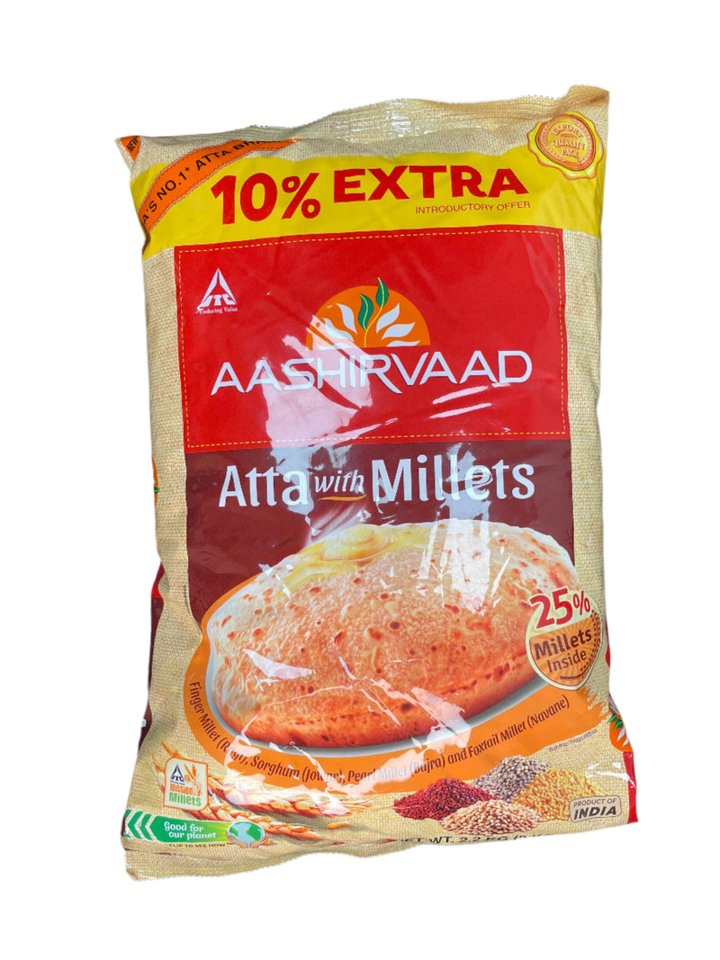 Aashirvaad Atta With Millets 2Kg