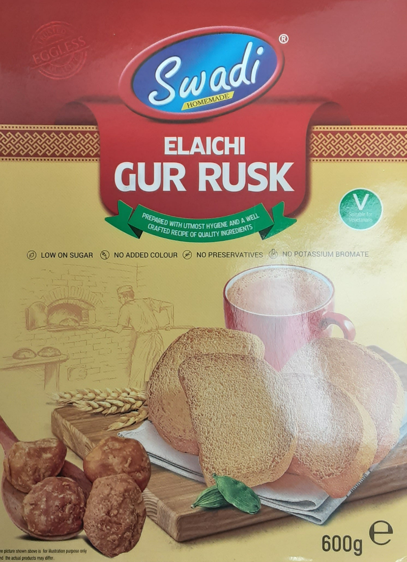 Swadi Rusk Elaichi Gur 600g