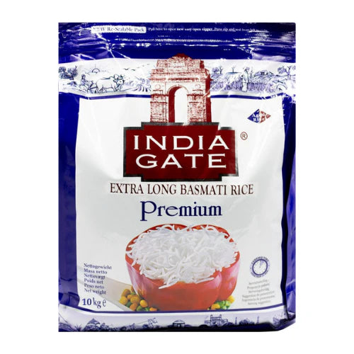 India Gate Extra Long Basmati Rice Premium 10Kg