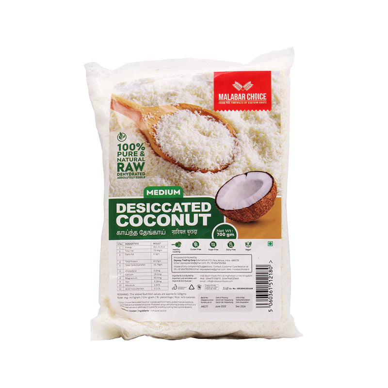 Malabar Choice Desiccated Coconut 700g