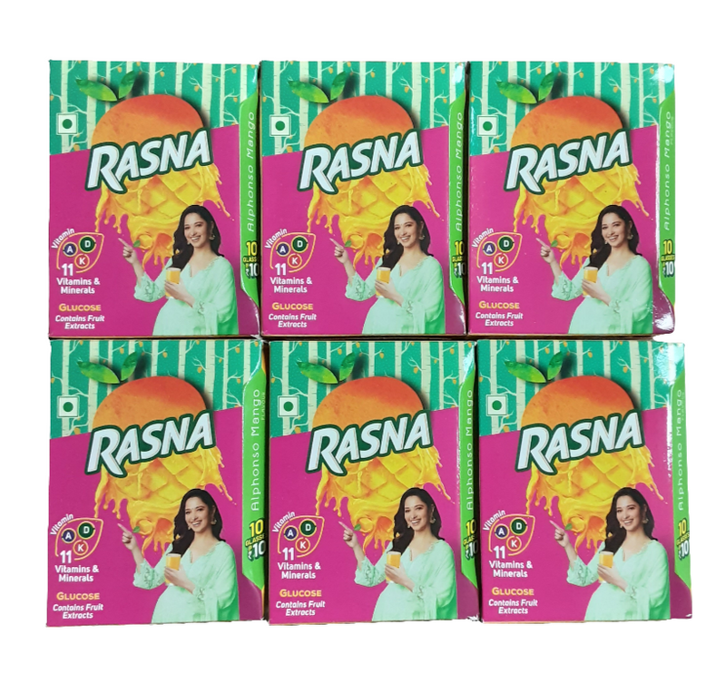 Rasna Alphonso Mango Flavor 6 Pack