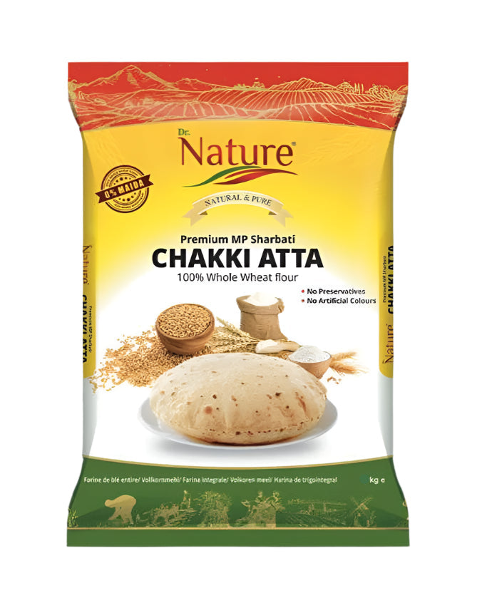 Dr Nature Flour Sharbati Chakki Atta 10Kg