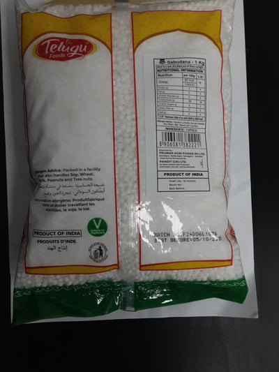 Telugu Foods Sabudana 1Kg