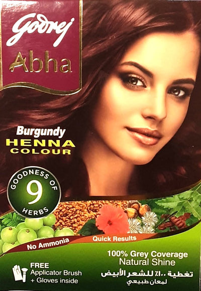 Godrej Burgundy Hair Colour 10g x 6 Sachets