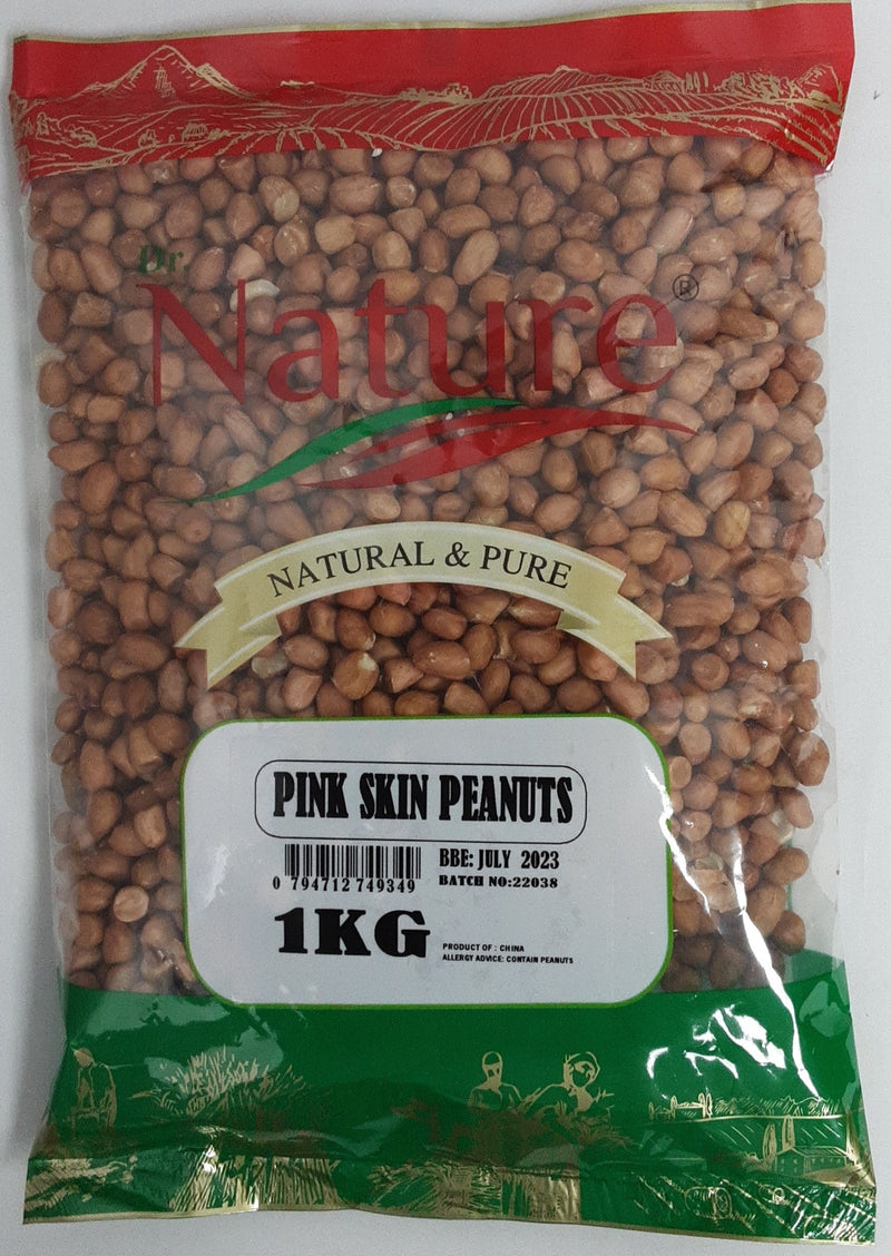 Dr Nature Pink Skin Peanuts 1Kg