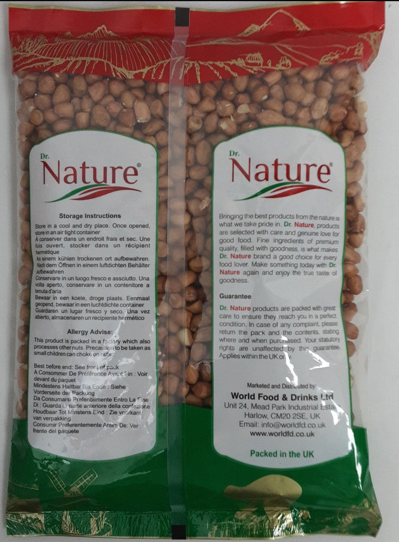 Dr Nature Pink Skin Peanuts 1Kg