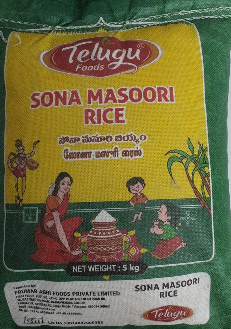 Telugu Sona Masoori Rice 5kg