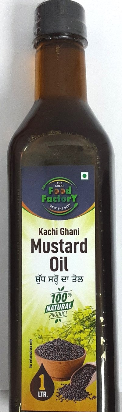 Food Factory Kachi Ghani Mustard Oil 100% Natural 750ml