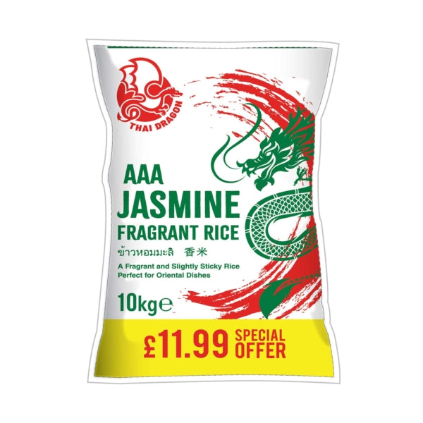 Thai Dragon Rice AAA Rice Jasmine Fragrant 10Kg PM