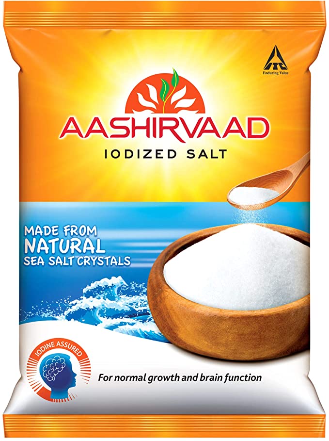 Aashirvaad Salt Iodised 1kg