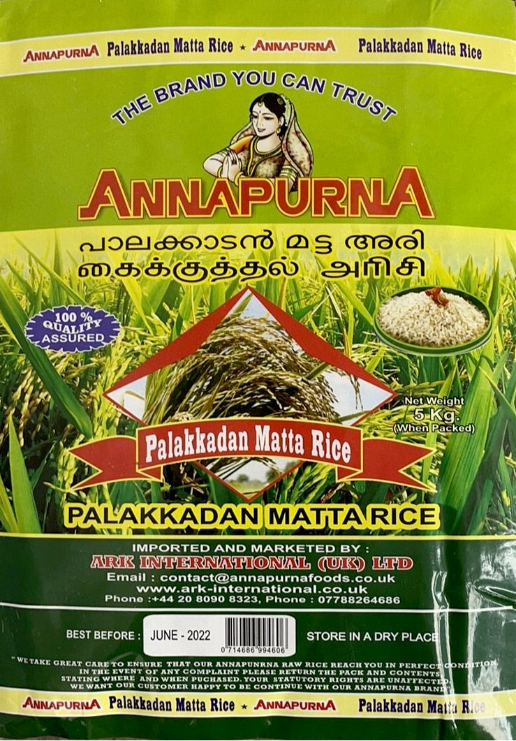 Annapurna Palakkadan Matta Rice 5kg