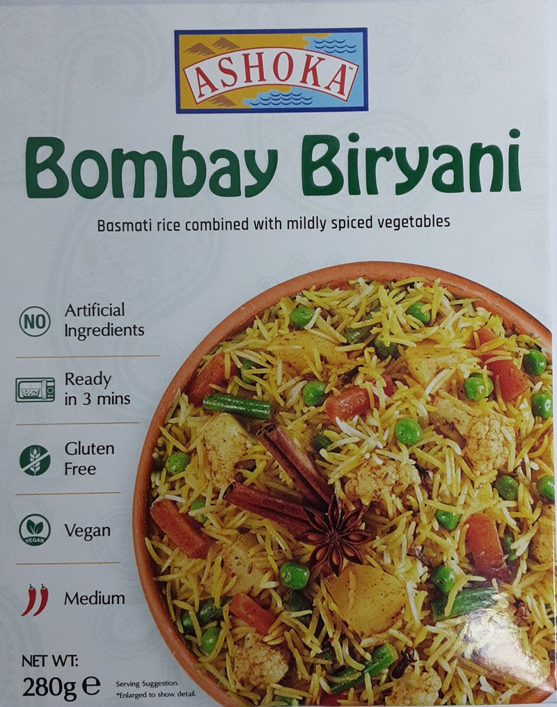 Ashoka Ready Meal Bombay Biryani 280g