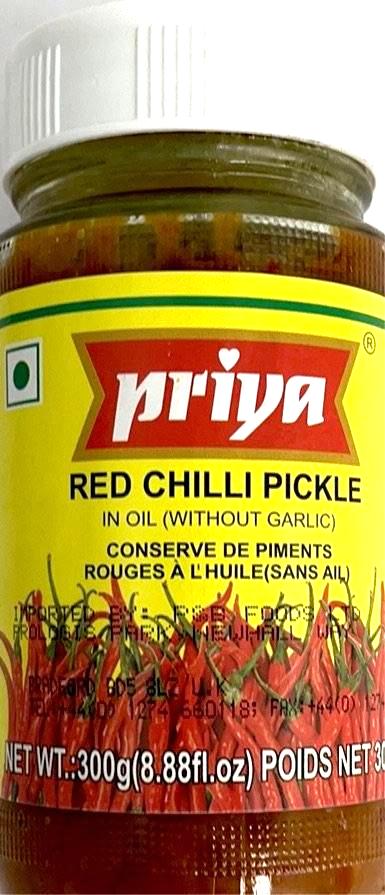 Priya Red Chilli Pickle 300g